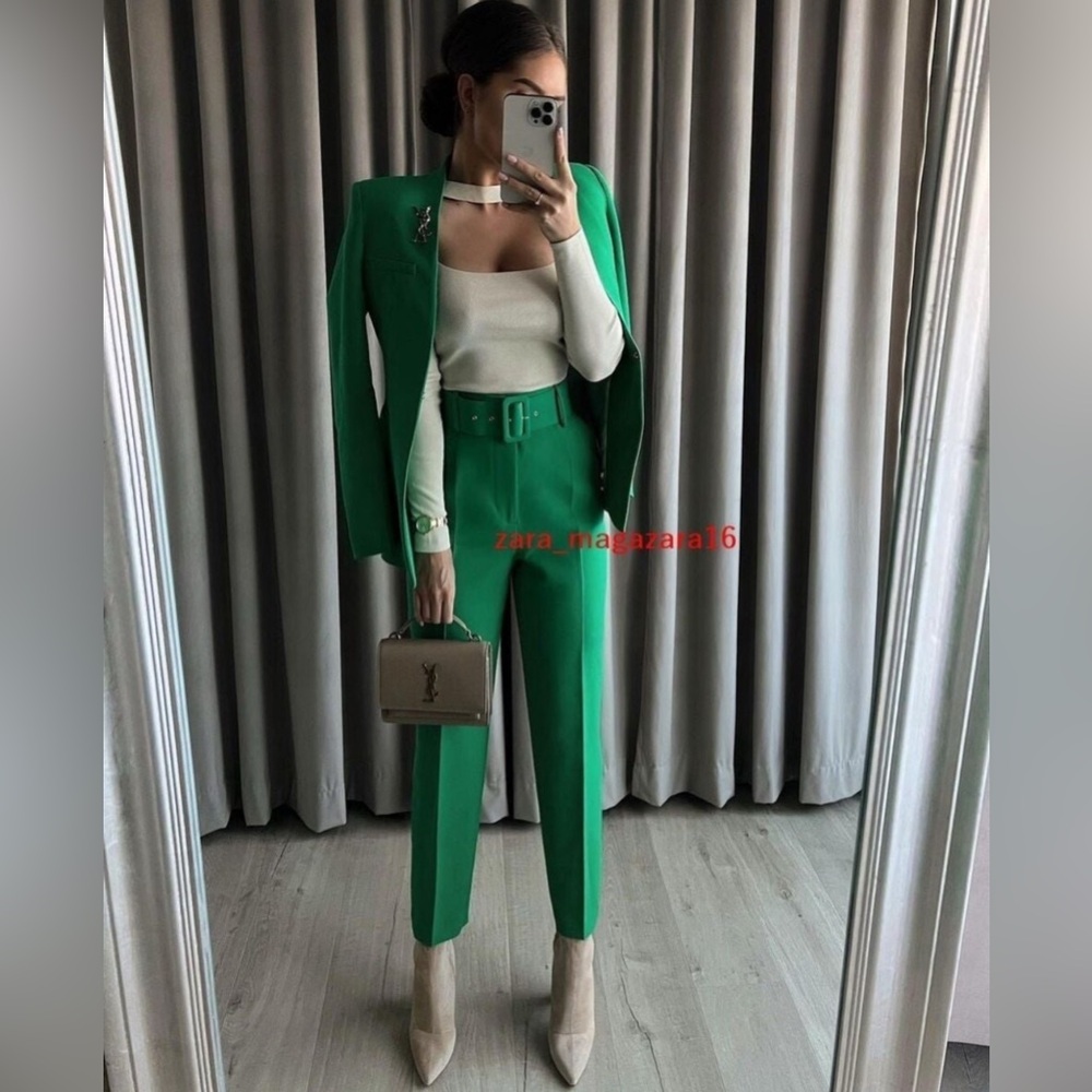Zara Emerald Green Suit Set - Picture 7 of 11